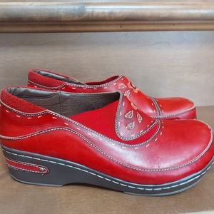 Spring Step L'ARTISTE BURBANK LEATHER CLOGS